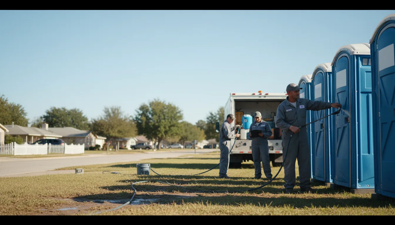 Long-Term Portable Toilet Rental in Cleveland, TX near me